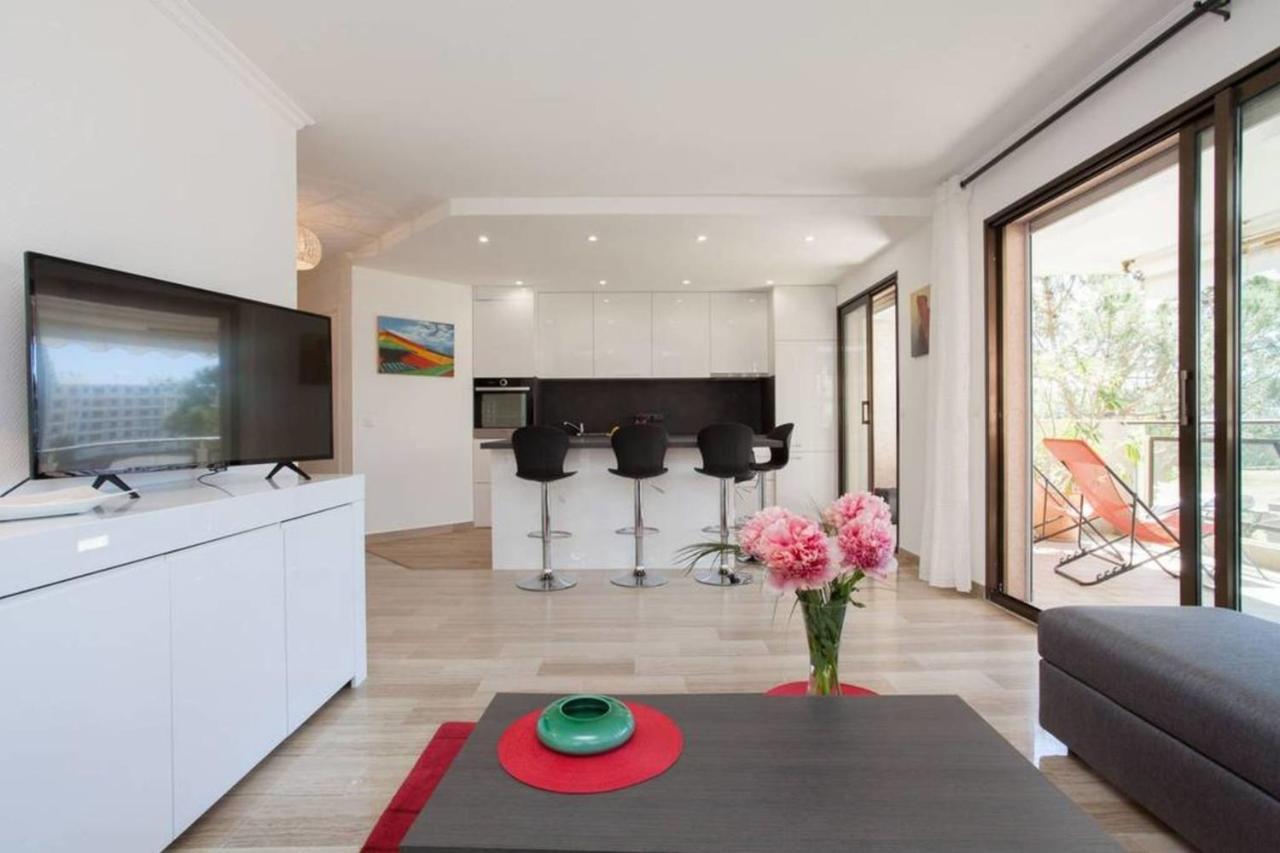 3-Room Apartment With Terrace In Palm Beach Cannes Dış mekan fotoğraf